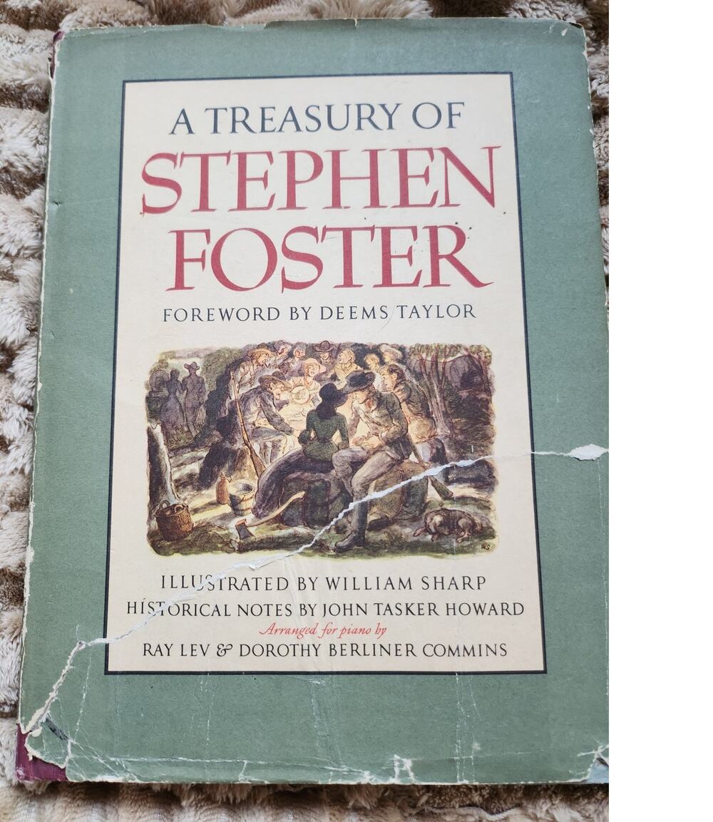 1947, Treasure of Stephen Foster, antique music book